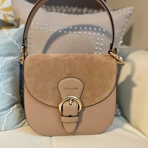 Coach Kleo Shoulder or Crossbody Bag 23 in Taupe